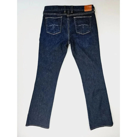 Lucky Brand White Oak Cone Denim Size 30X33 Women Lolita Boot Blue Jeans Size 10 - Picture 1 of 15